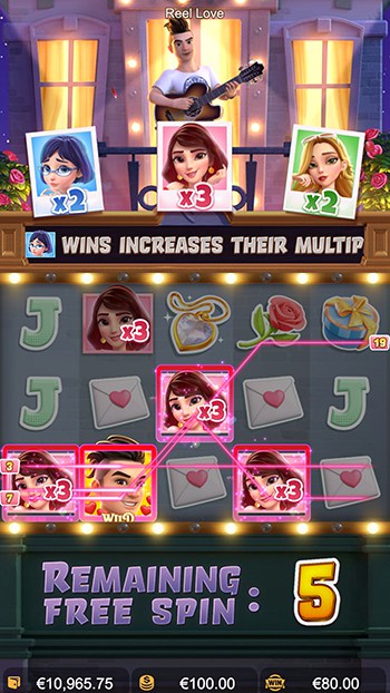 Reel Love เกมสล็อต PG