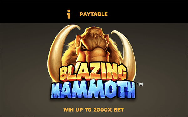 Blazing Mammoth Epic Strike เกมค่าย Microgaming จาก สล็อต PG SLOT เข้าเกม PG