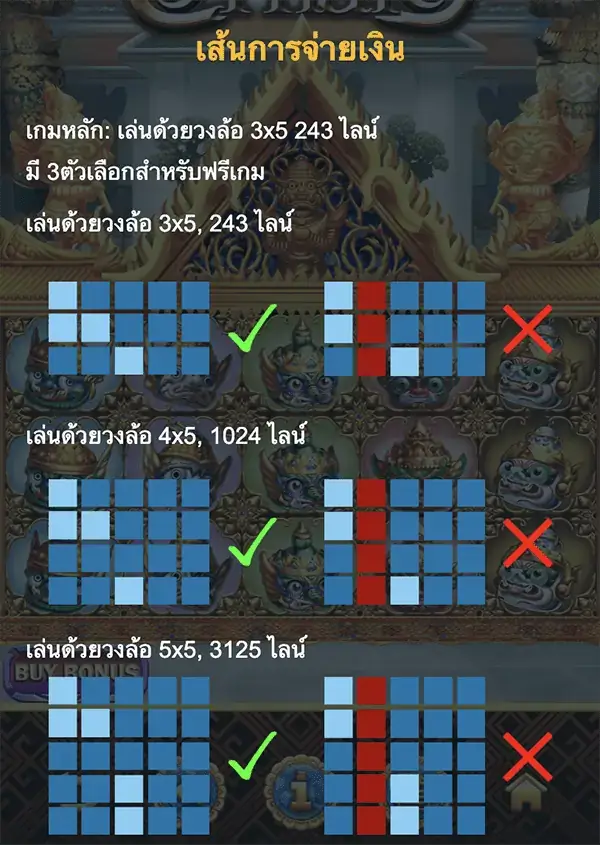 Yak Thai เกมสล็อต Gamatron จาก PG SLOT สล็อต PG เว็บตรง
