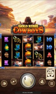 รายละเอียดเกม Gold Rush Cowboy จากค่าย Spadegaming บนเว็บไซต์ PG SLOT