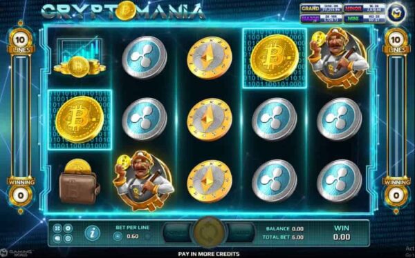 รายละเอียดเกม Crypto Mania จากค่าย สล็อต XO โดย PG SLOT
