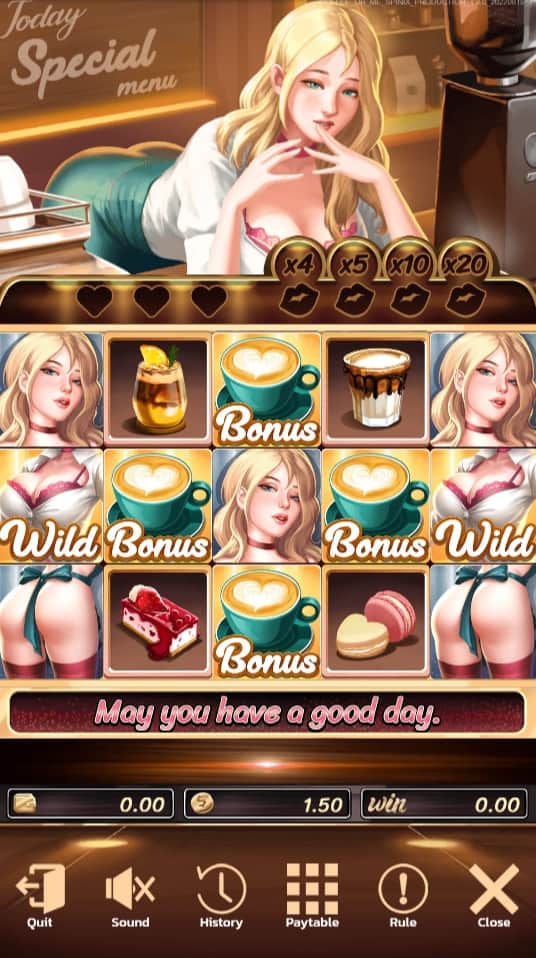 Coffee Or Me สล็อต Spinix จาก PG SLOT ทางเข้า