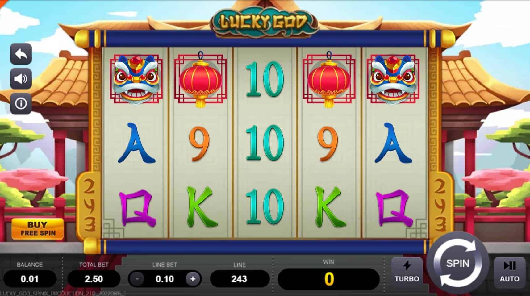Lucky God สล็อต Spinix เว็บ PG Slot จาก สล็อต PG