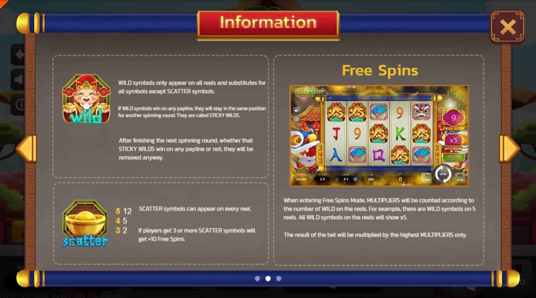 Lucky God สล็อต Spinix เว็บ PG Slot จาก PG Slot เกมไหนแตกดี