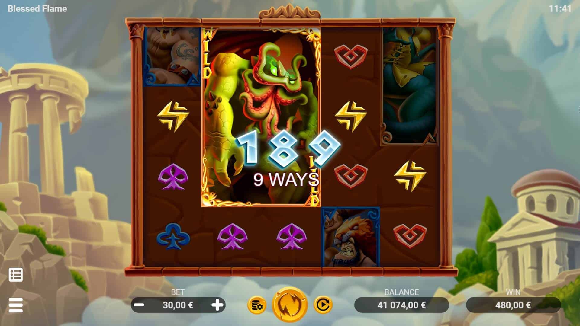 Blessed Flame Evoplay PG168 Slot