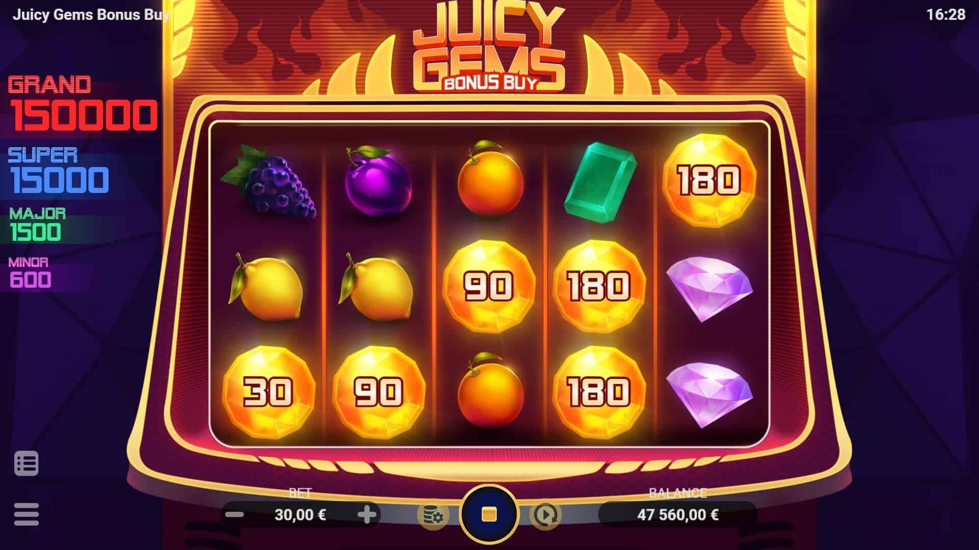 Juicy Gems Bonus Buy Evoplay สล็อตพีจี