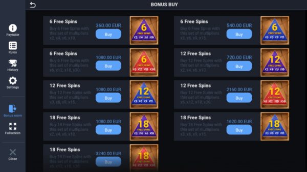 CURSE OF THE PHARAOH BONUS BUY Evoplay PG SLOT ทดลองเล่น