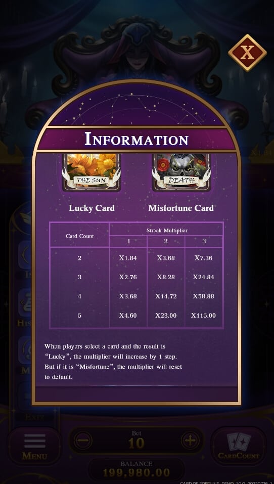 Card Of Fortune SPINIX PG Slot เครดิตฟรี