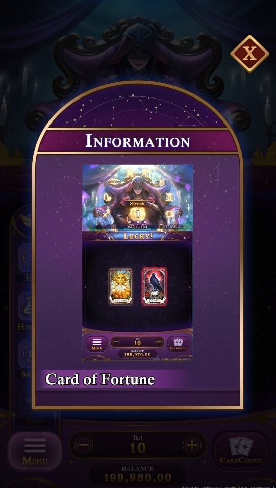 Card Of Fortune SPINIX Slot PG