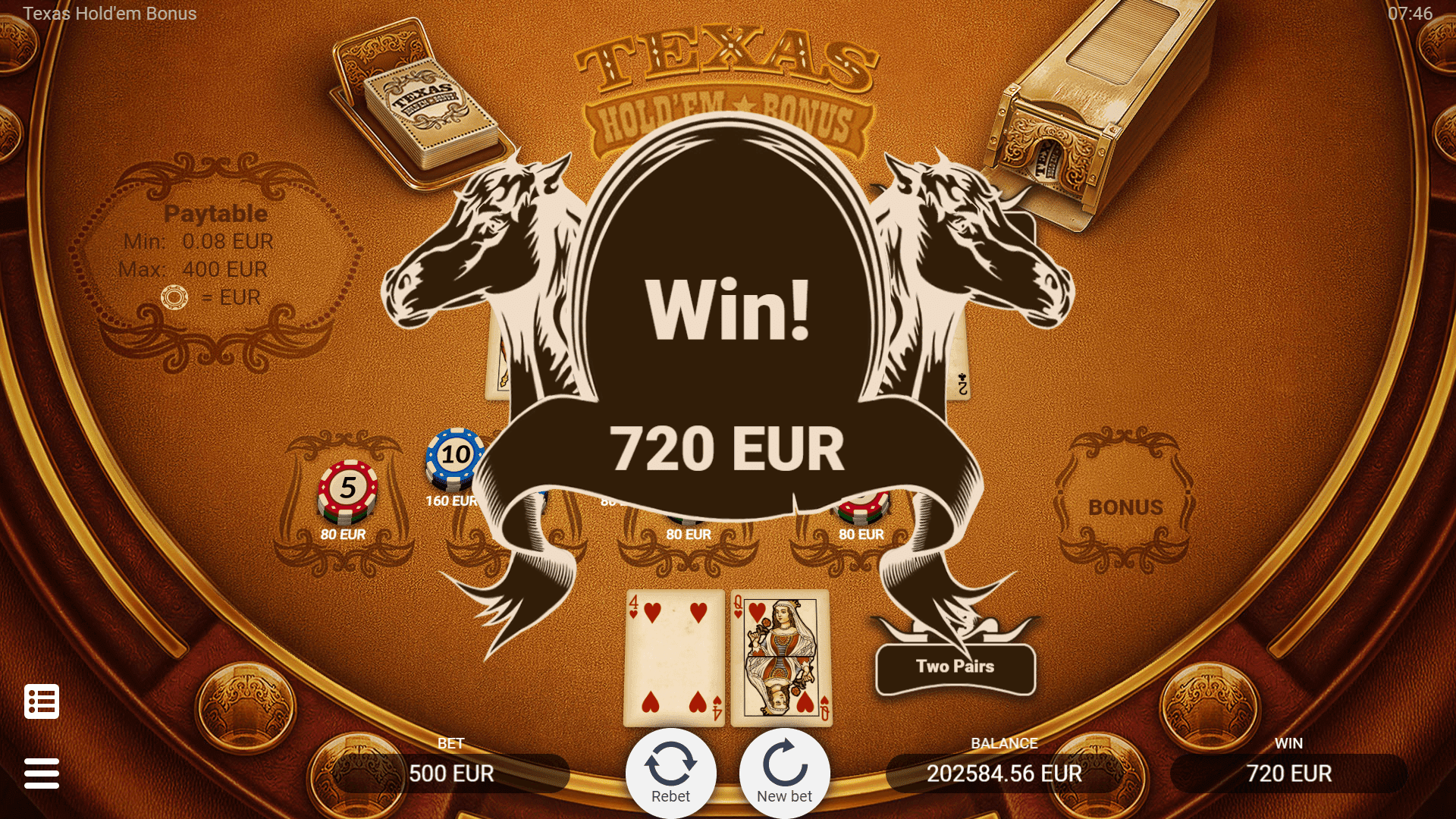 Texas Holdem Bonus Evoplay PG Slot เครดิตฟรี