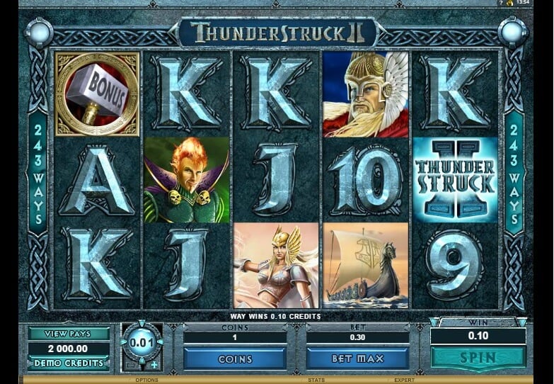 Thunderstruck II MICROGAMING Slot PG