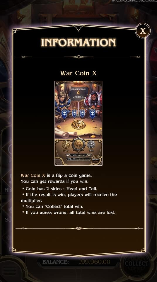 War Coin SPINIX Slot PG