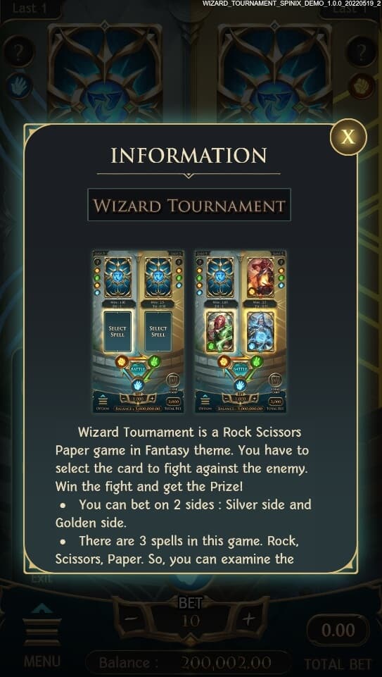 Wizard Tournament SPINIX Slot PG