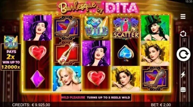 Burlesque By Dita MICROGAMING PG Slot