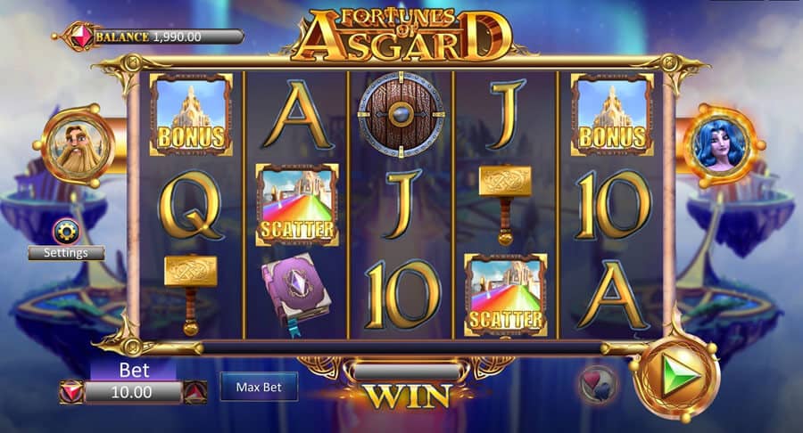Fortunes Of Asgard MICROGAMING PG Slot เครดิตฟรี
