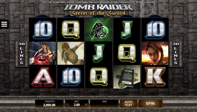 Lara Croft Tomb Raider MICROGAMING สล็อต PG