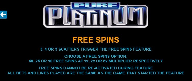 Pure Platinum MICROGAMING Slot PG