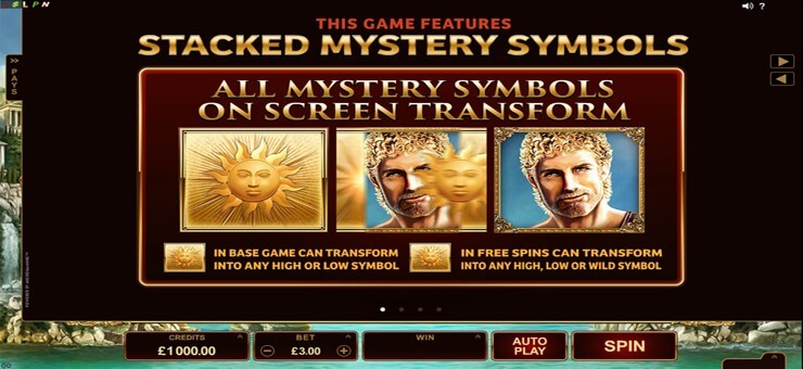 Titans Of The Sun Hyperion MICROGAMING PG Slot เครดิตฟรี