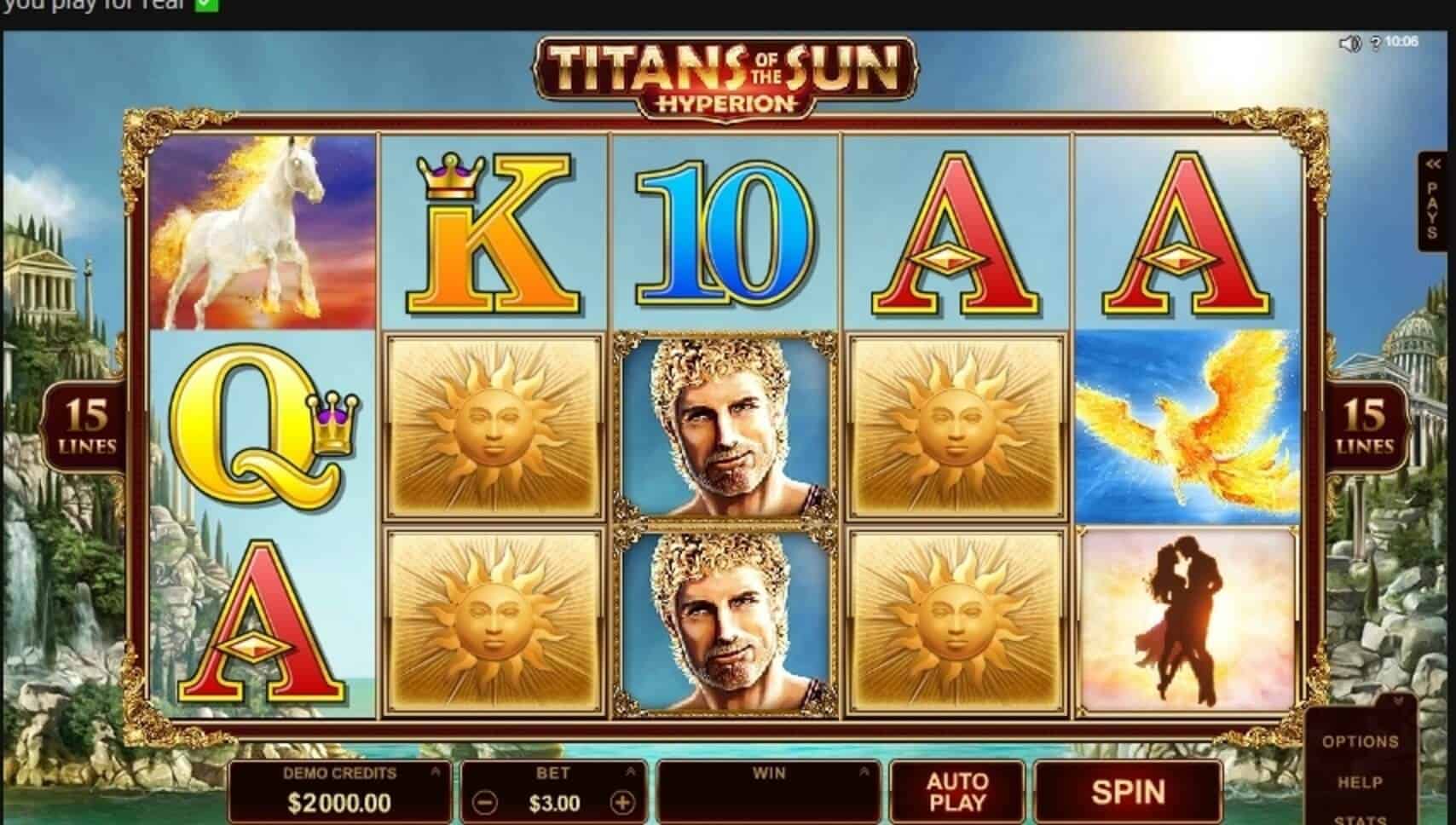 Titans Of The Sun Hyperion MICROGAMING สล็อต PG