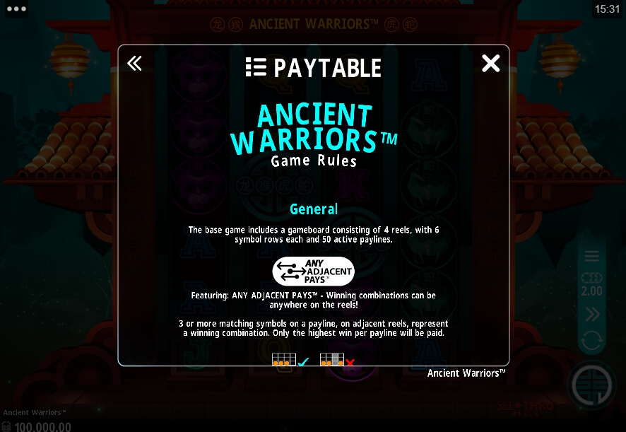 Ancient Warriors MICROGAMING สล็อต PG