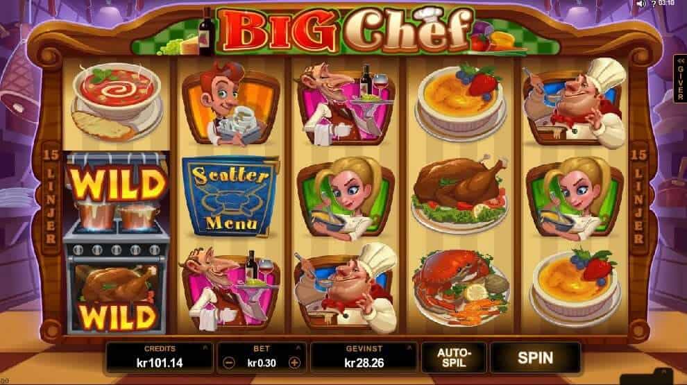 Big Chef MICROGAMING สล็อต PG