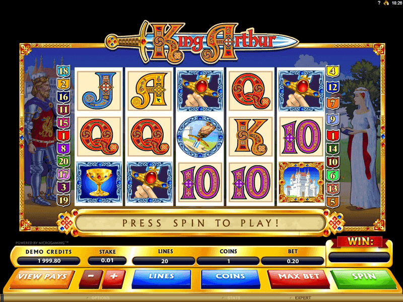 King Arthur MICROGAMING สล็อต PG