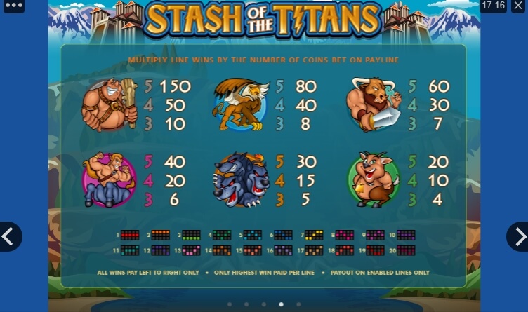 Stash of the Titans MICROGAMING PG Slot เครดิตฟรี