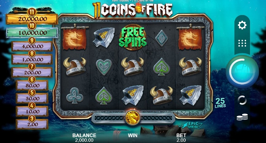 11 Coins of Fire MICROGAMING สล็อต PG