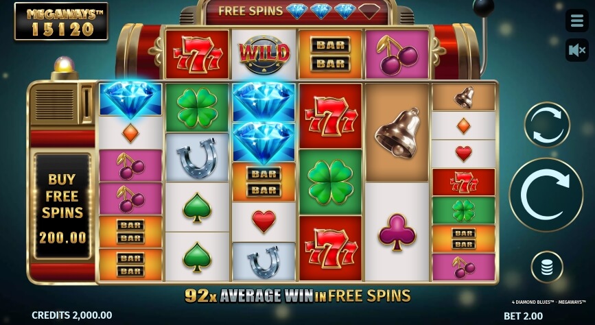 4 Diamond Blues MICROGAMING สล็อต PG