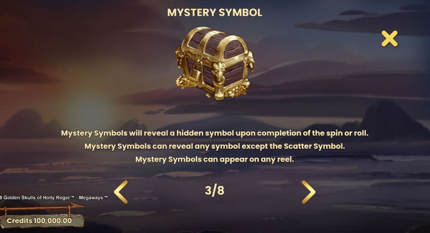 8 Golden Skulls Of The Holly Roger MICROGAMING สล็อตพีจี