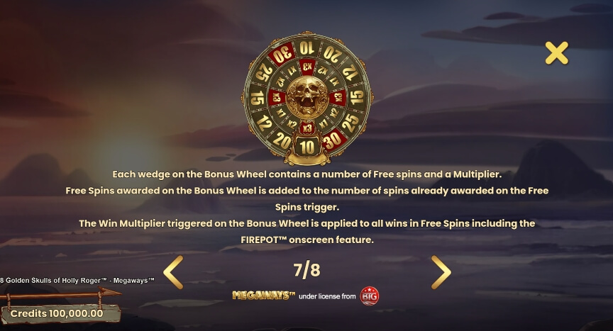8 Golden Skulls Of The Holly Roger MICROGAMING เว็บสล็อต PG