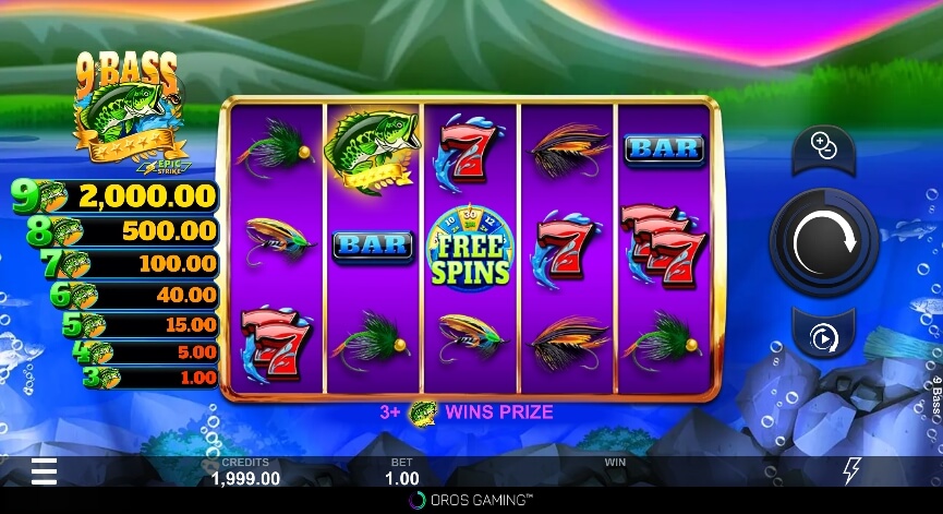 9 Bass MICROGAMING สล็อต PG
