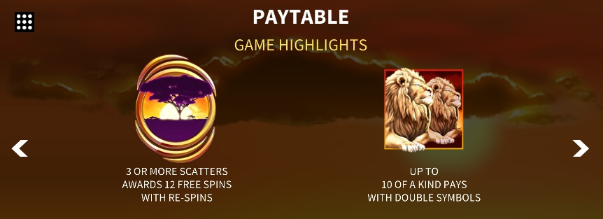 Animals of Africa MICROGAMING Slot PG