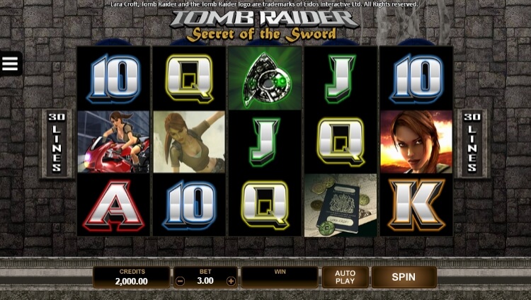 Tomb Raider Secret Of The Sword MICROGAMING สล็อต PG