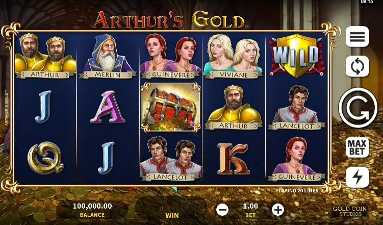 Arthur's Gold MICROGAMING Slot PG