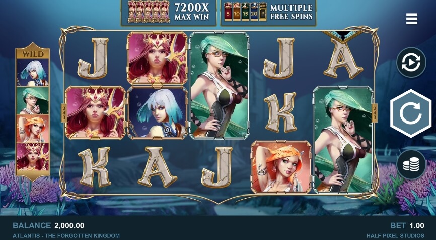 Atlantis The Forgotten Kingdom MICROGAMING สล็อต PG