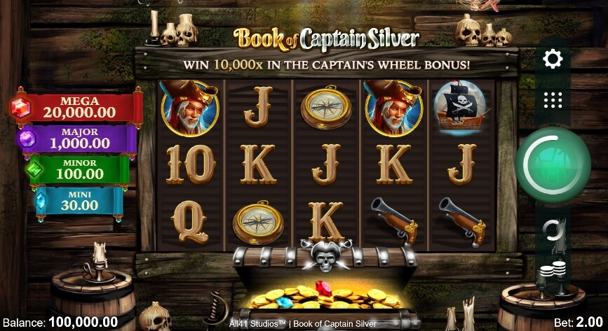 Book of Captain Silver MICROGAMING สล็อต PG