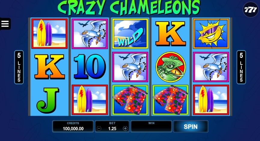 Crazy Chameleons MICROGAMING PG Slot1234