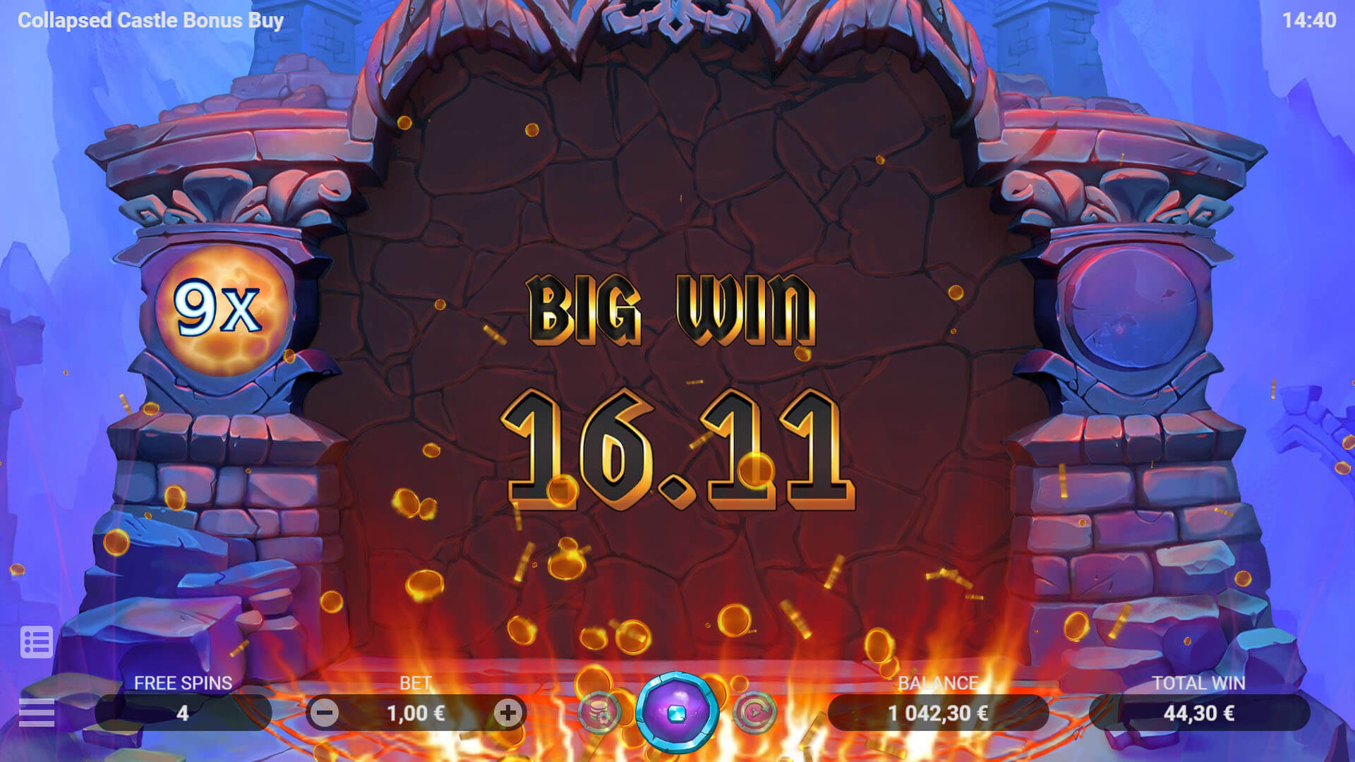 COLLAPSED CASTLE BONUS BUY Evoplay PG Slot เครดิตฟรี