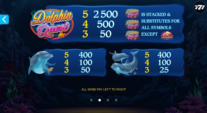 Dolphin Quest MICROGAMING PG สล็อต