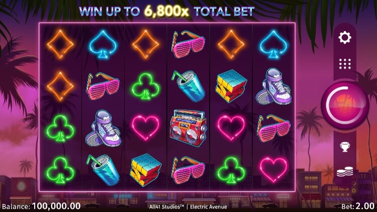 Electric Avenue MICROGAMING Slot1234 PG