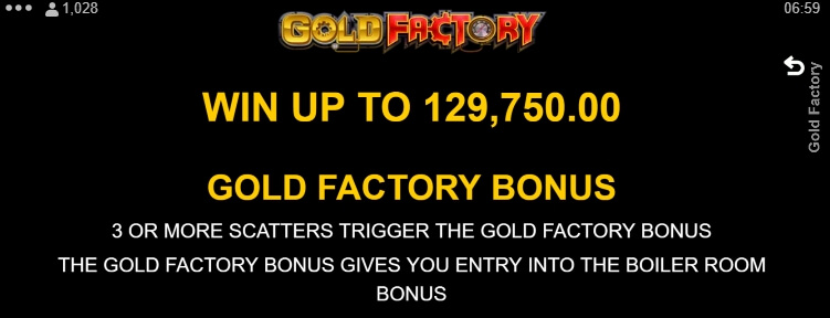 Gold Factory MICROGAMING Slot PG