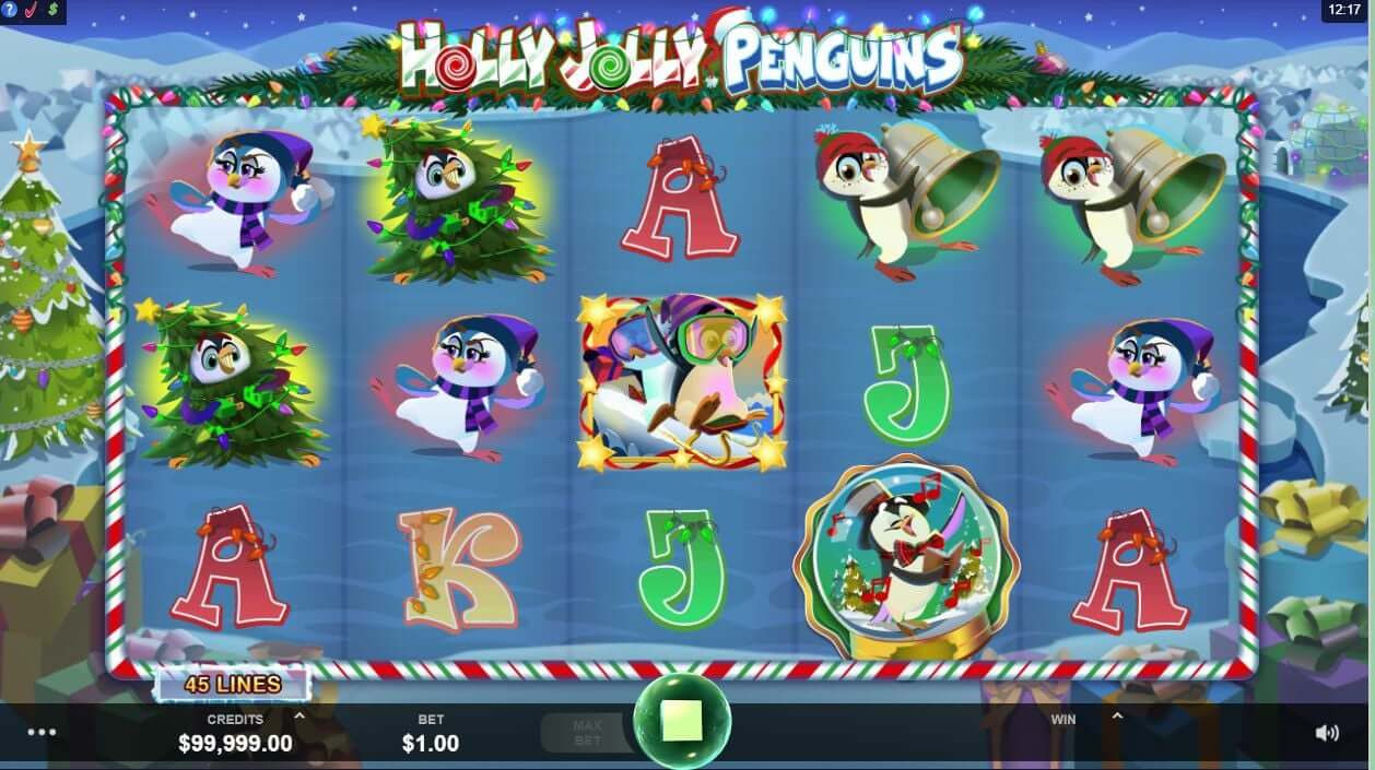 Holly Jolly Penguins MICROGAMING PG Slot1234