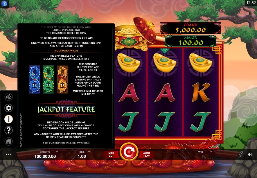Long Mu Fortunes MICROGAMING PG Slot Game