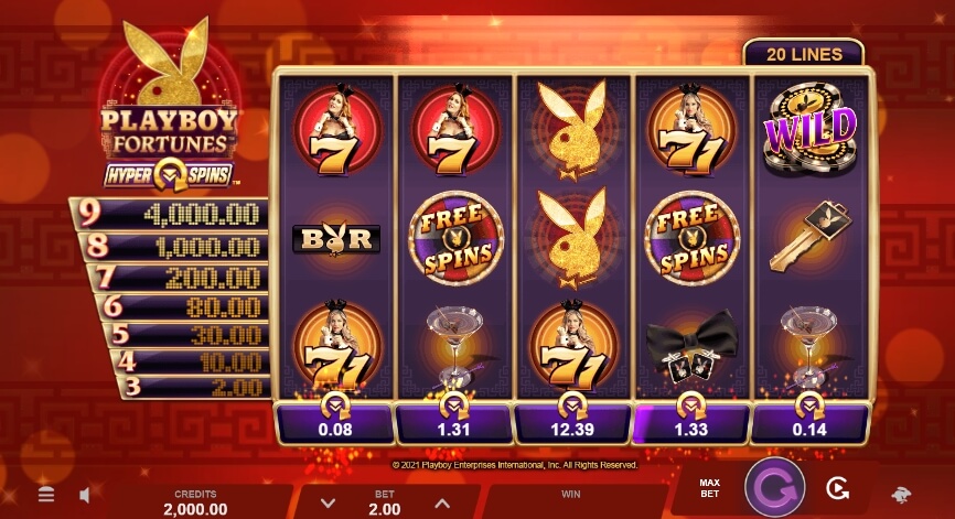 Playboy Fortunes HyperSpins MICROGAMING สล็อต PG