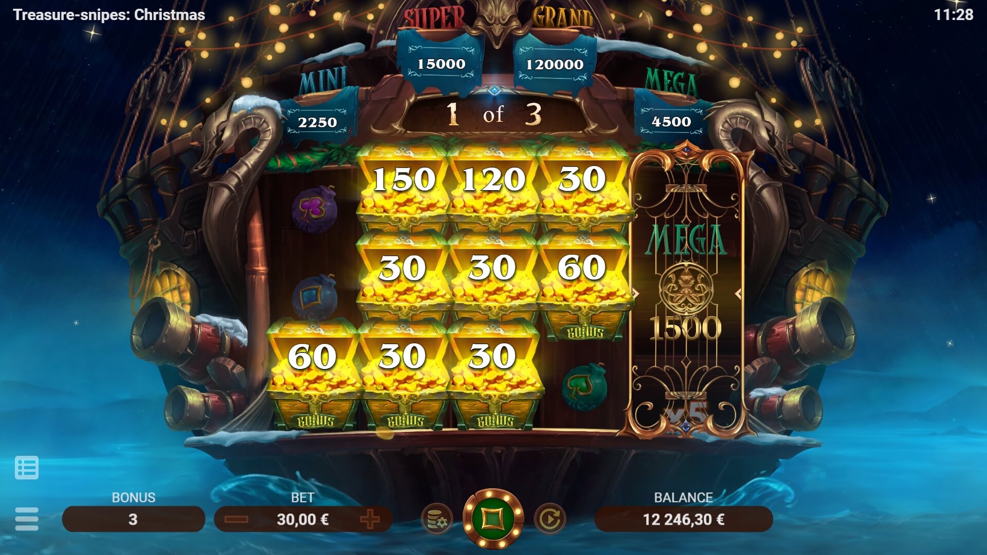 TREASURE-SNIPES CHRISTMAS Evoplay PG Slot1234