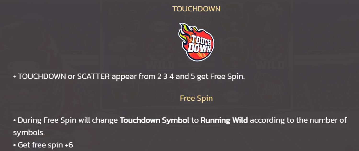 Touchdown SPINIX PGslot Games