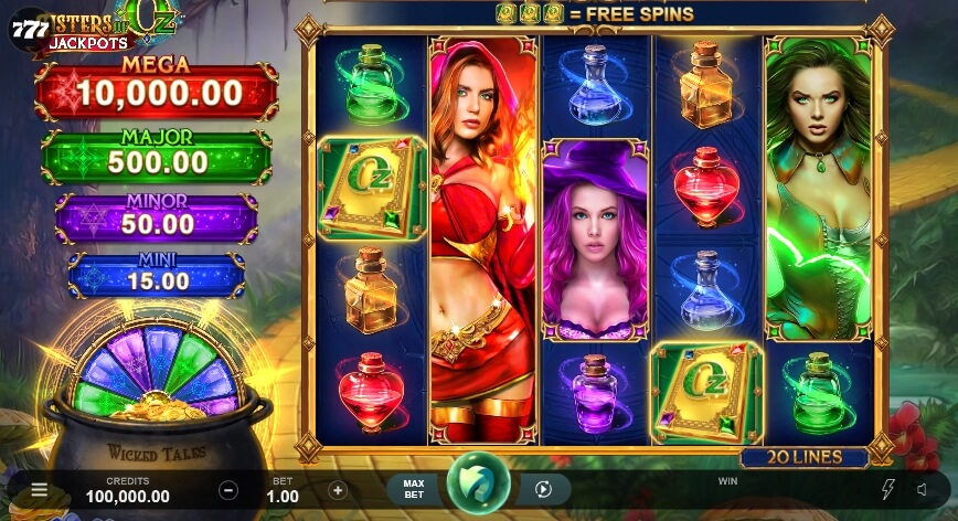 Sisters of Oz Jackpots MICROGAMING สล็อต PG