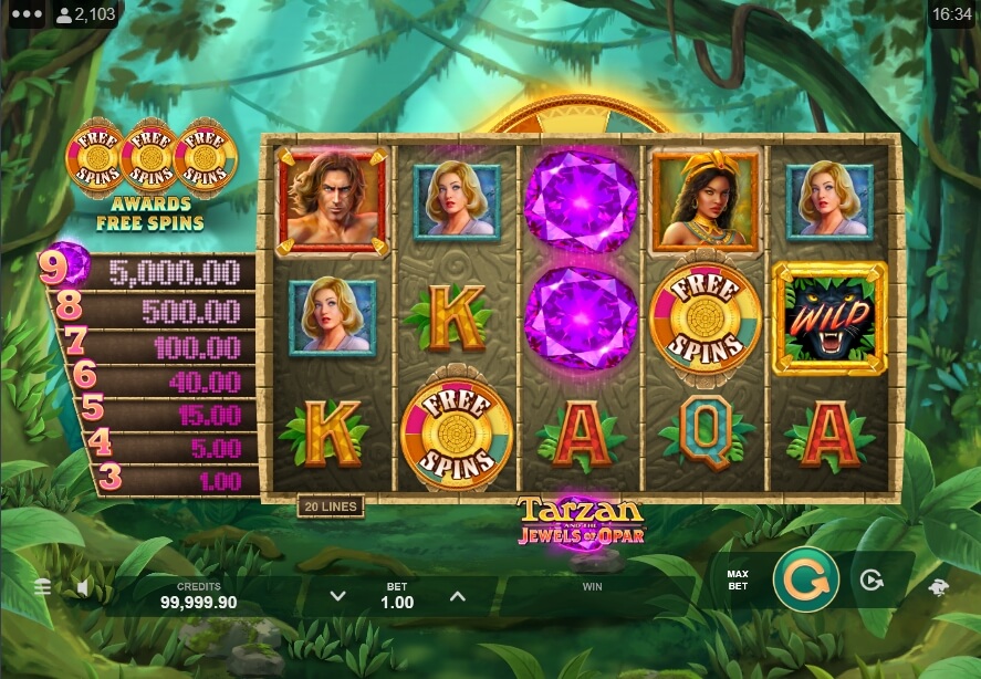 Tarzan and the Jewels of Opar MICROGAMING สล็อต PG