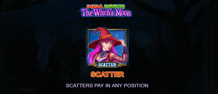 The Witch's Moon Mega Moolah MICROGAMING PG Slot เครดิตฟรี
